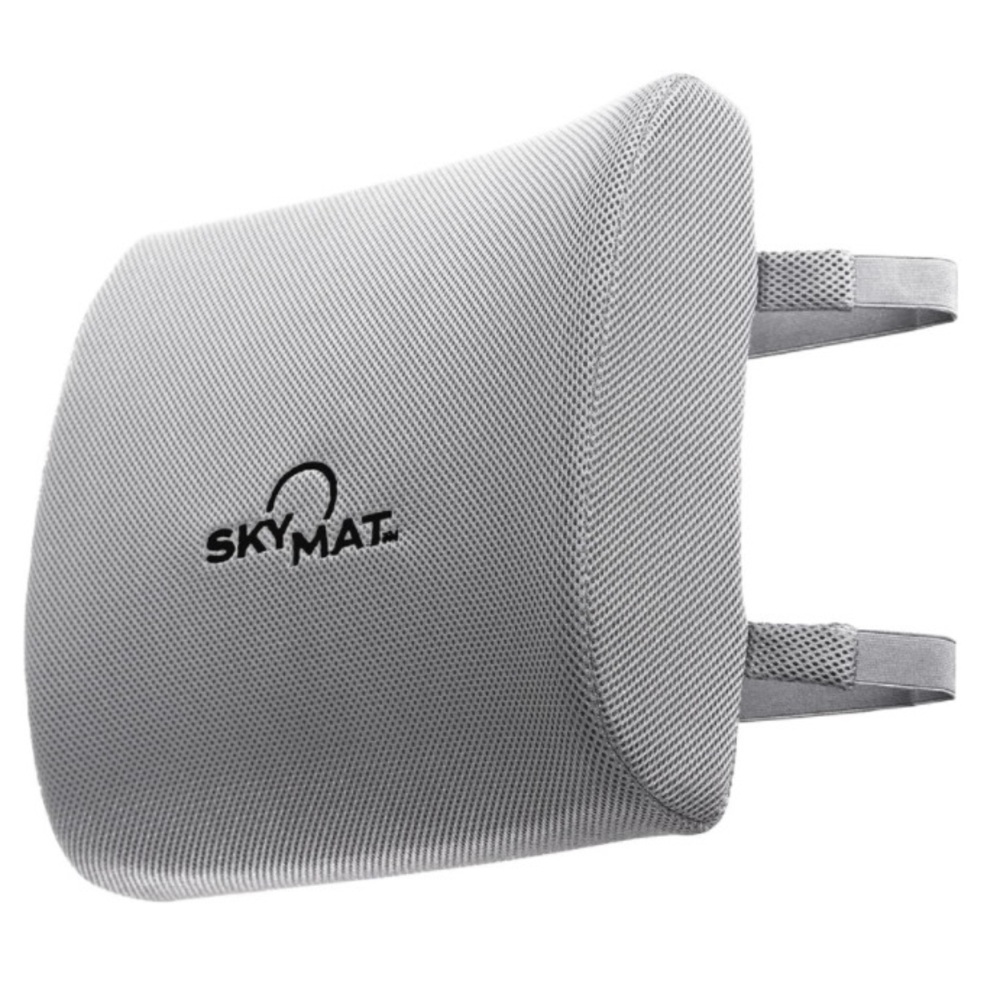 NEW Lumbar Support Memory Foam Pillow for Office Chair  & Airplane Car Travel
